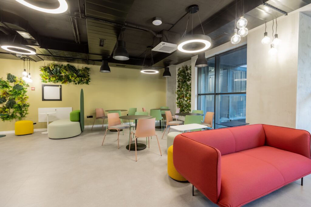 F57 lounge and kitchen space