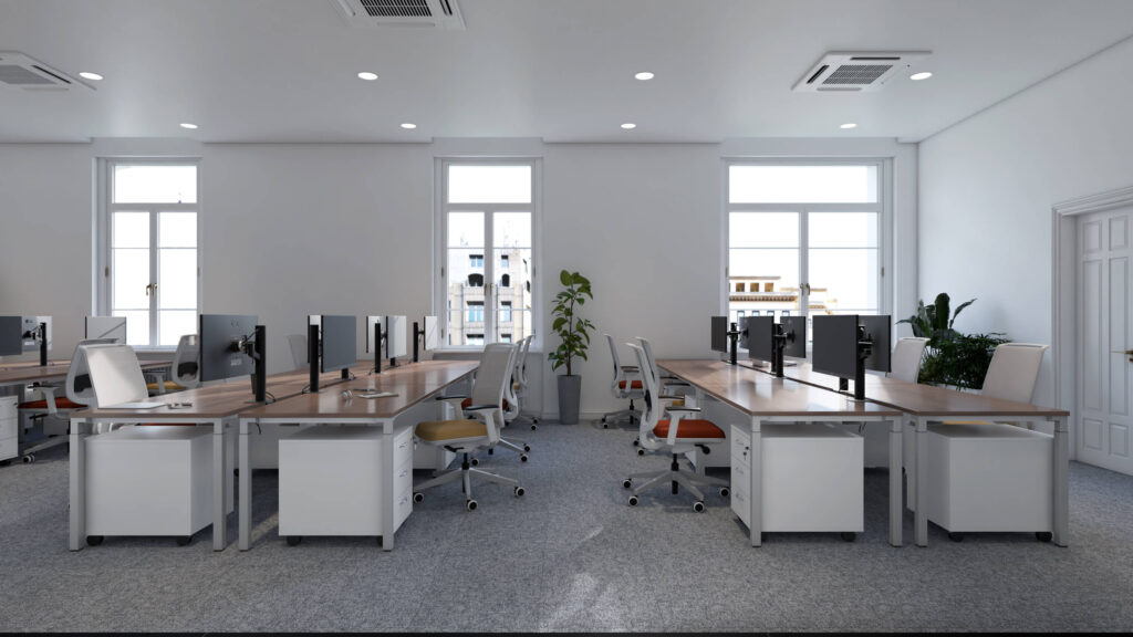 Zeleznicka open office work stations